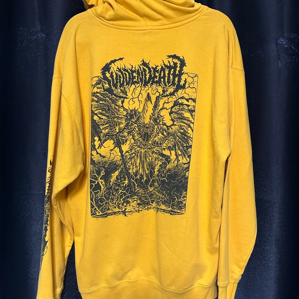 SVDDEN DEATH “Sorcerer” Yellow Hoodie - 
Size: XL - Picture 3 of 3